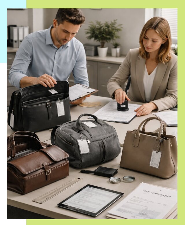 Сертификация сумок в Валуйках от 7984 руб. | Алешин-Вли