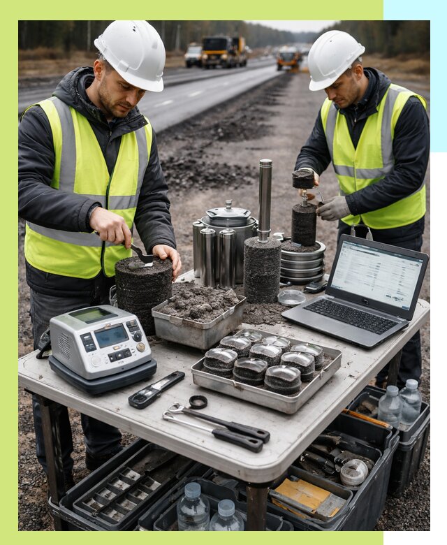 Сертификация асфальта: испытания и подтверждение в Валуйках