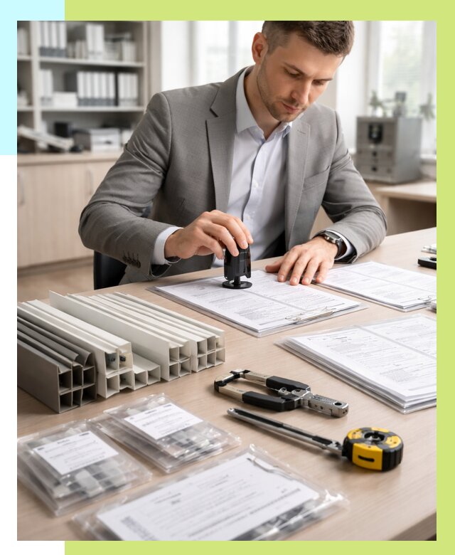 Сертификация ПВХ продукции в Валуйках от 9048 р., Алешин-Вли