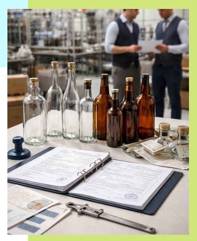 Сертификация стеклянных бутылок в Валуйках от 26613 р. | Алешин-Вли