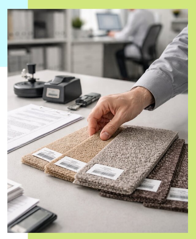 Сертификация ковролина в Валуйках от 15968 р., Алешин-Вли