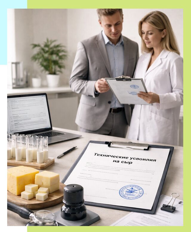ТУ на сыры в Валуйках срочно от 12774 р. — оформление | Алешин-Вли