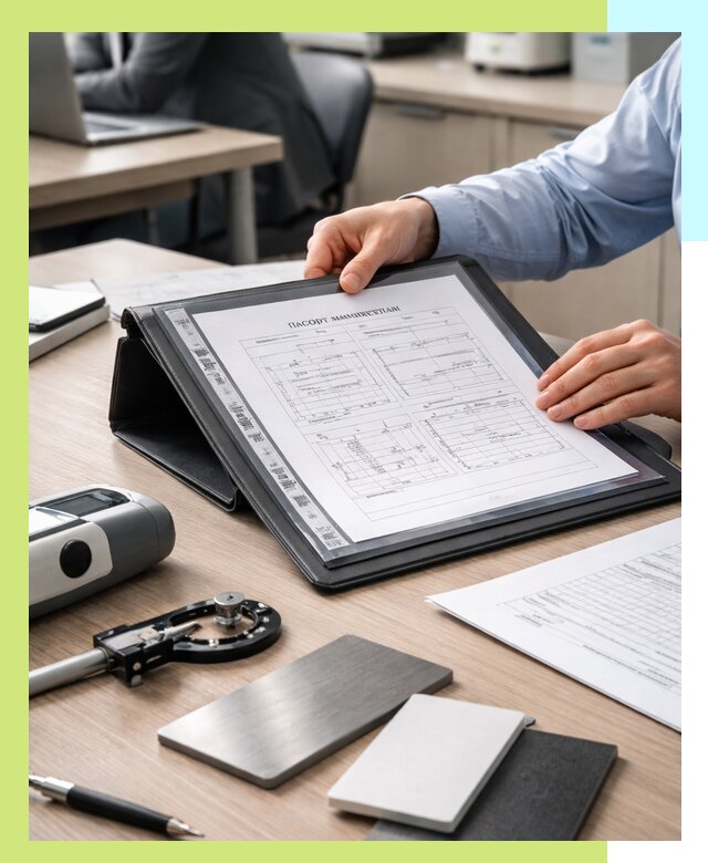 Оформление паспорта материала для продукции в Валуйках