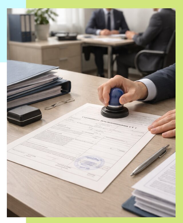 Сертификат происхождения СТ 1 в Валуйках от 4790 р. | Алешин-Вли