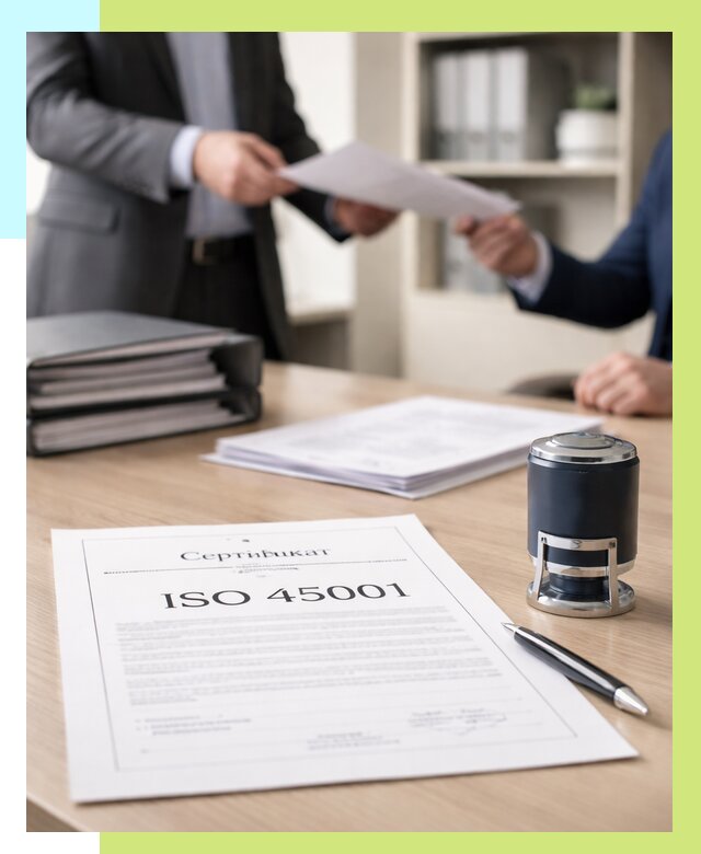 Сертификат ISO 45001 в Валуйках под ключ от 47903 р. | Алешин-Вли