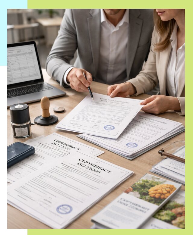 Сертификат ISO 22000 в Валуйках от 42580 р. под ключ | Алешин-Вли